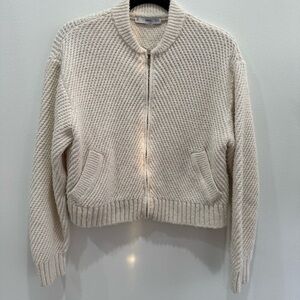 Mango Cream Knit Sweater